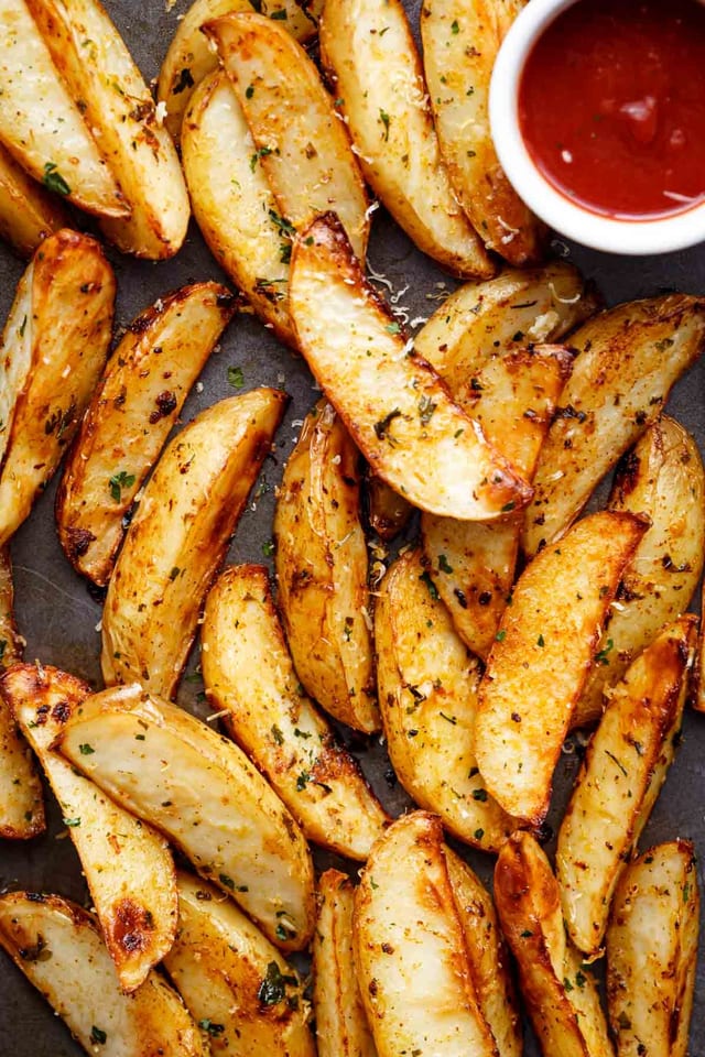 Garlic Lemon Potatoes (feeds 10-12 ppl).