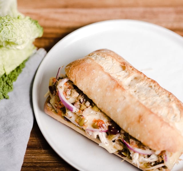 Chicken Muffaletta.