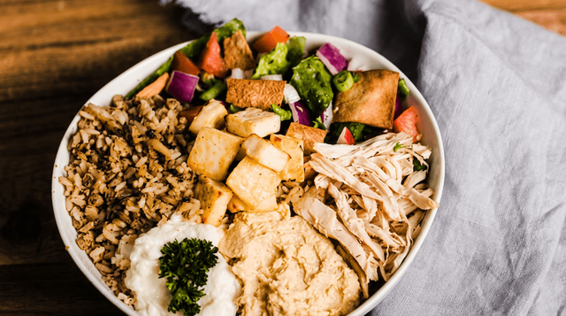 Tuesday Halloumi Bowl Special.