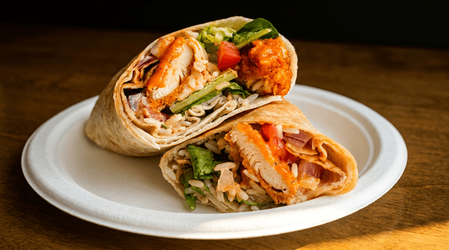 Buffalo Chicken Ranch Pita.
