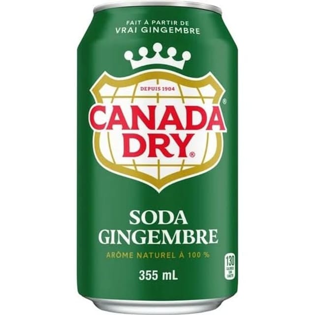 Canada Dry Ginger Ale (355ml).