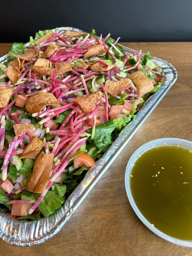Half Tray Fattoush Salad.